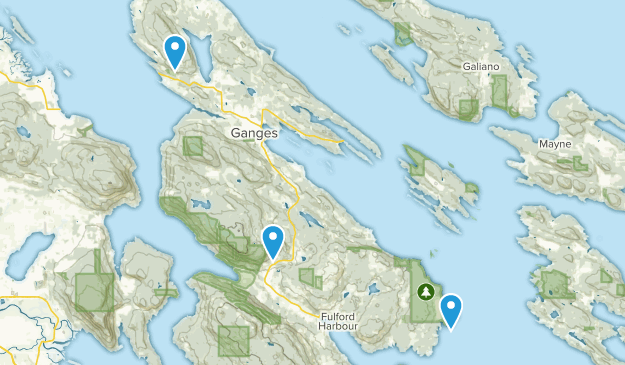 Capital F, British Columbia Map
