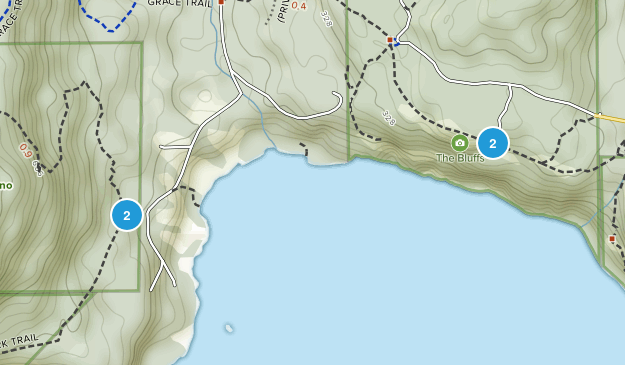 Capital G, British Columbia Map
