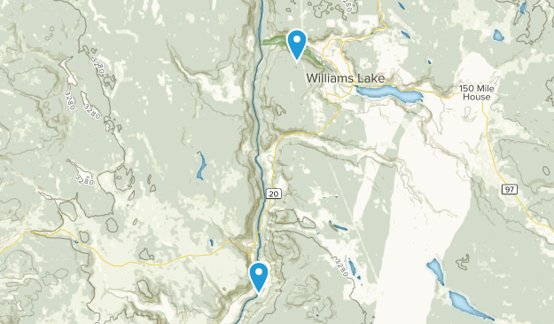 Cariboo, British Columbia Map