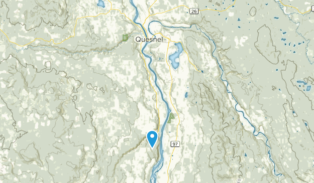 Cariboo A, Colombie-Britannique Map