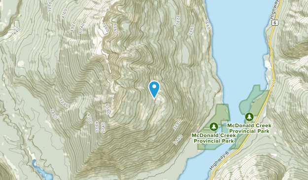 Central Kootenay K, British Columbia Map