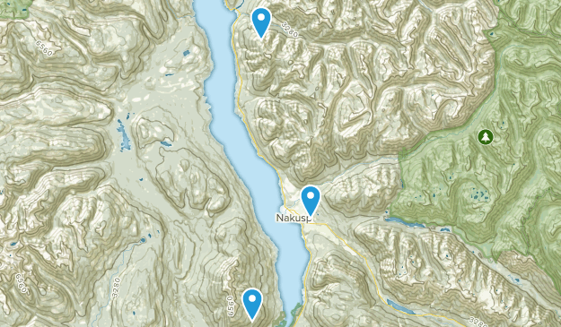 Central Kootenay K, British Columbia Map