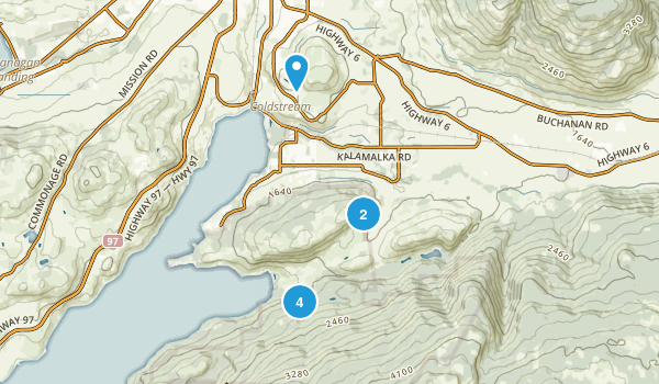 Coldstream, British Columbia Map