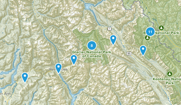 Columbia-Shuswap, British Columbia Map