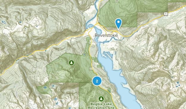 Columbia-Shuswap B, British Columbia Map