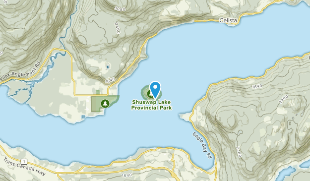 Columbia-Shuswap C, British Columbia Map