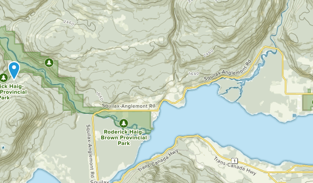 Columbia-Shuswap F, British Columbia Map