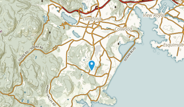 Colwood, British Columbia Map