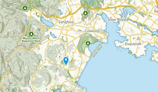Colwood, British Columbia Map