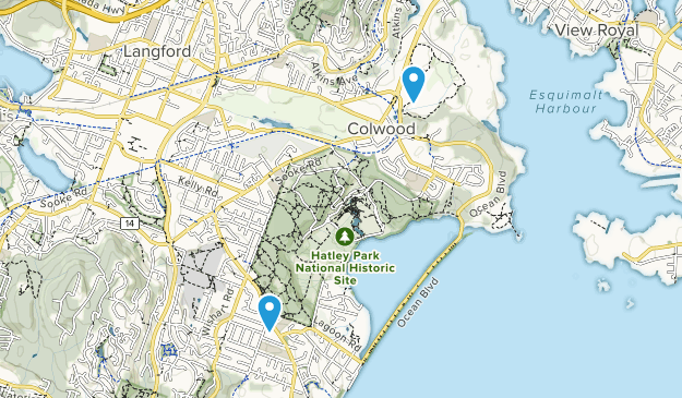 Colwood, British Columbia Map