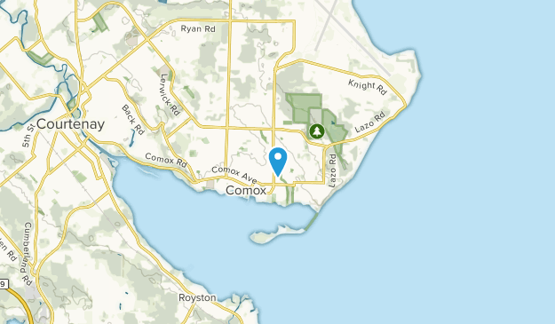 Comox, British Columbia Map
