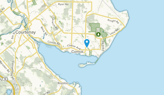 Comox, British Columbia Map