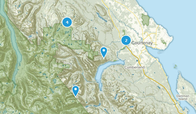 Comox Valley C, Columbia Británica Map