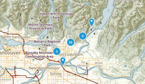 Coquitlam, British Columbia Map