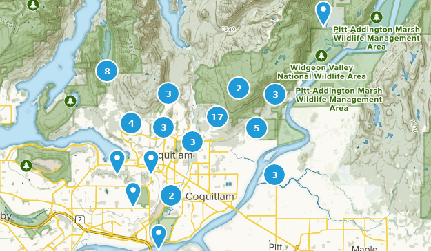 Coquitlam, Colombie-Britannique Map