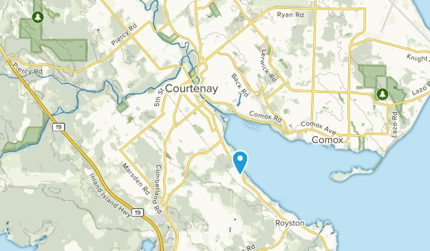 Courtenay, British Columbia Map