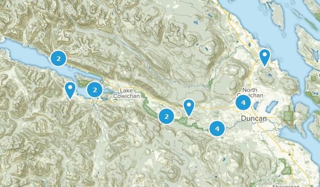 Cowichan Valley, Colombie-Britannique Map