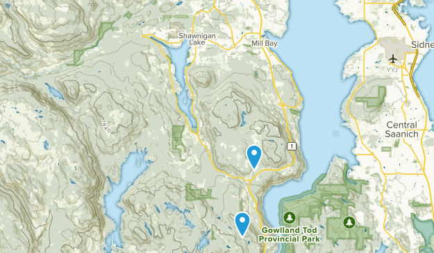 Cowichan Valley B, British Columbia Map