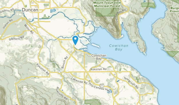 Cowichan Valley D, Colombie-Britannique Map