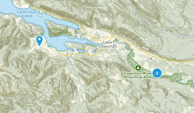 Cowichan Valley F, British Columbia Map