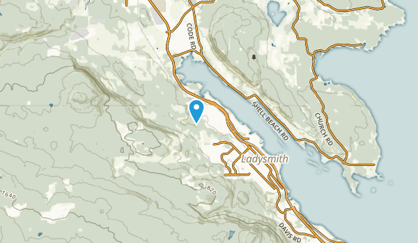 Cowichan Valley H, British Columbia Map
