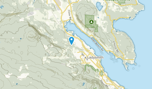 Cowichan Valley H, British Columbia Map