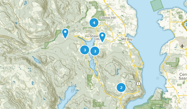 Cowichan Valley Regional, British Columbia Map