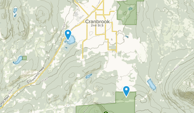 Cranbrook, British Columbia Map