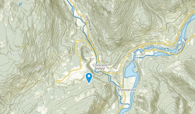 Crescent Valley, British Columbia Map