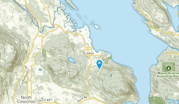 Crofton, British Columbia Map