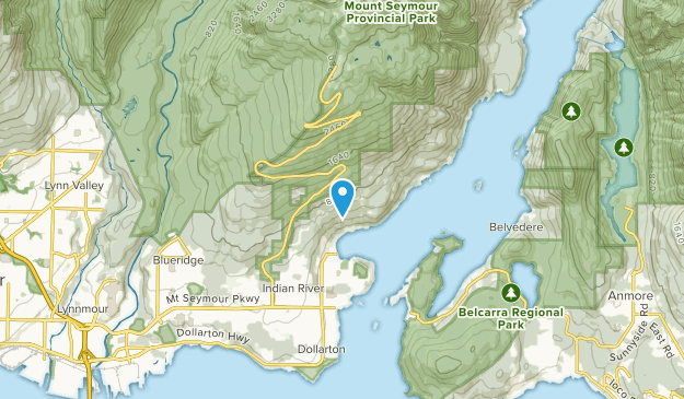 Deep Cove, British Columbia Map