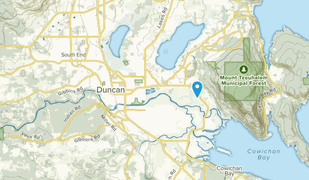 Duncan, British Columbia Map