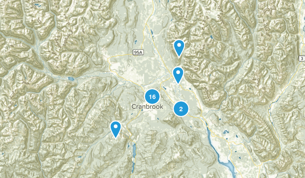 East Kootenay C, British Columbia Map