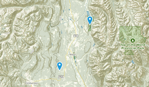 East Kootenay E, British Columbia Map