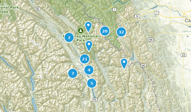 East Kootenay F, Colombie-Britannique Map