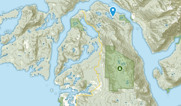 Egmont, British Columbia Map