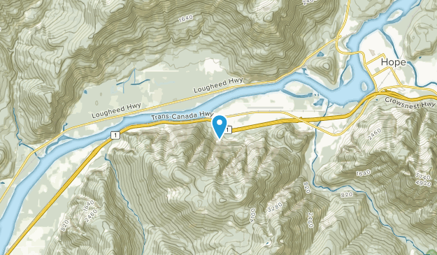 Floods, British Columbia Map