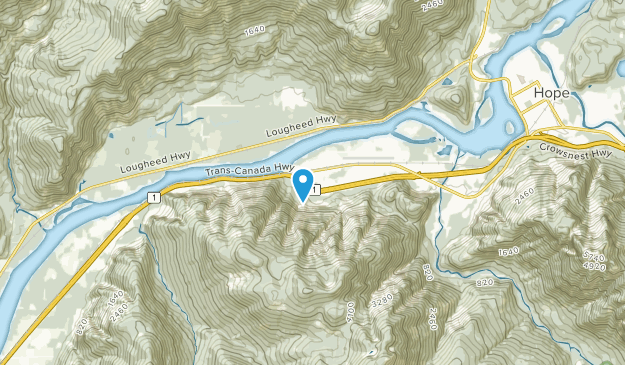 Floods, British Columbia Map