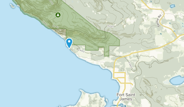 Fort St. James, British Columbia Map