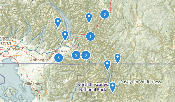 Fraser Valley, British Columbia Map