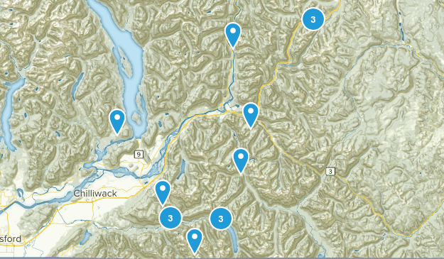 Fraser Valley, British Columbia Map