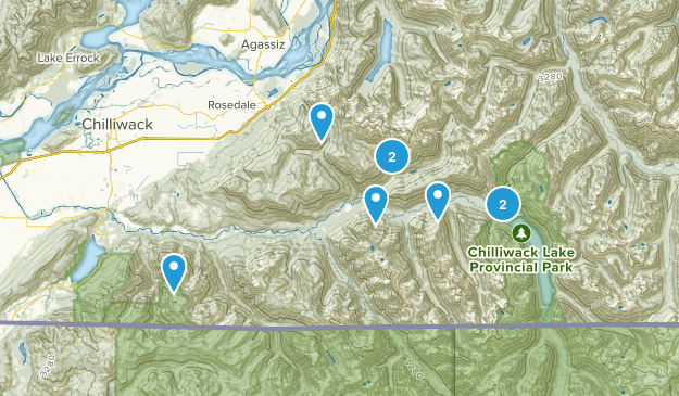 Fraser Valley E, British Columbia Map