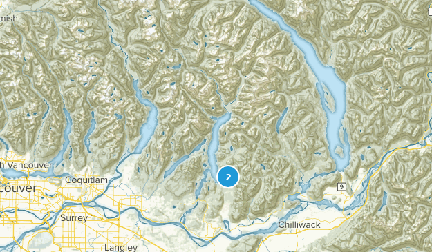 Fraser Valley F, Colombie-Britannique Map