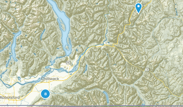 district régional de Fraser Valley, Colombie-Britannique Map