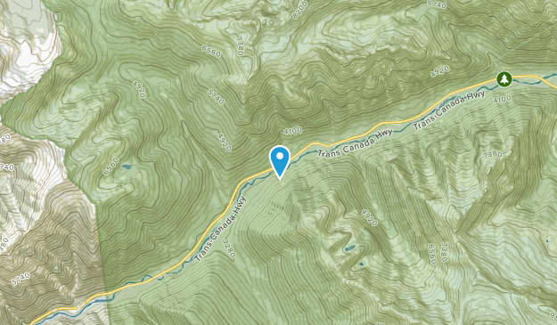 Glacier, British Columbia Map