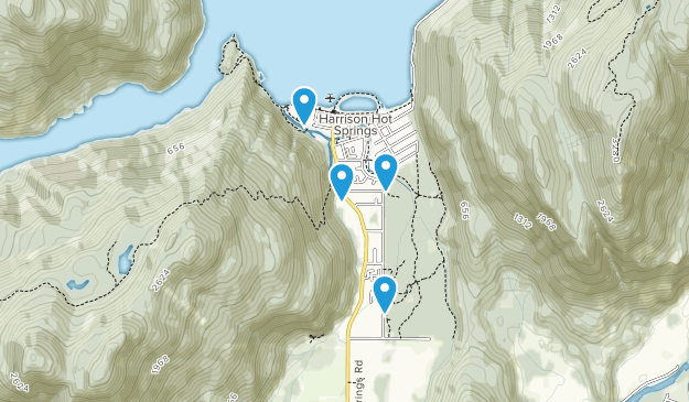 Harrison Hot Springs, Colombie-Britannique Map
