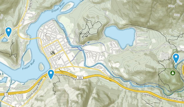 Hope, British Columbia Map