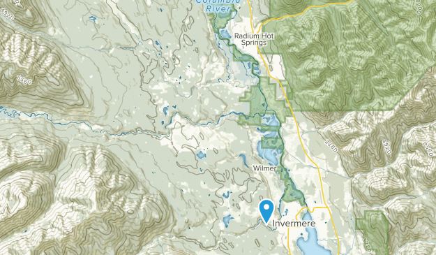 Invermere, British Columbia Map