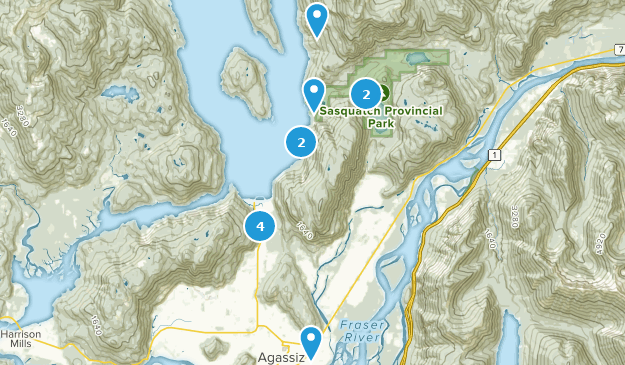 Kent, Columbia Británica Map