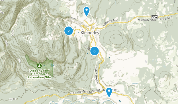 Kimberley, British Columbia Map